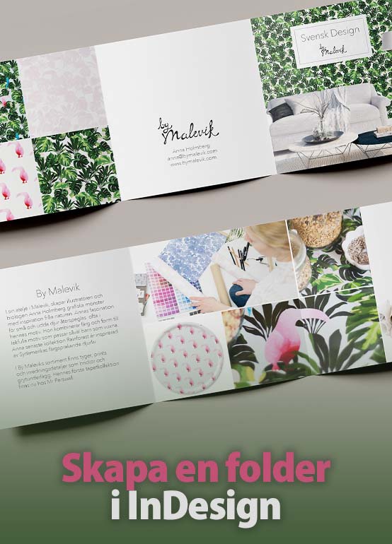Skapa en folder i InDesign