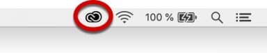 Hitta Creative Cloud på Mac