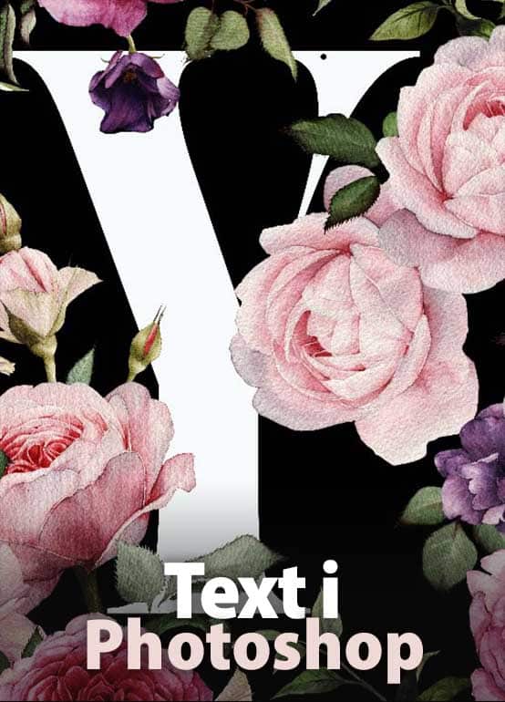 Text med Photoshop