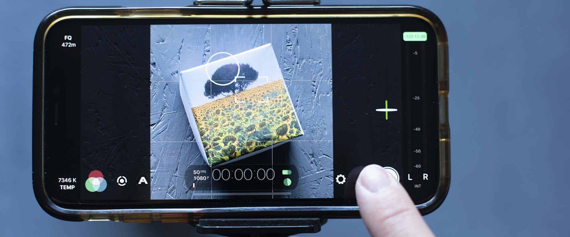 Omslagsbild för kursen Kvadratisk video med Filmic Pro