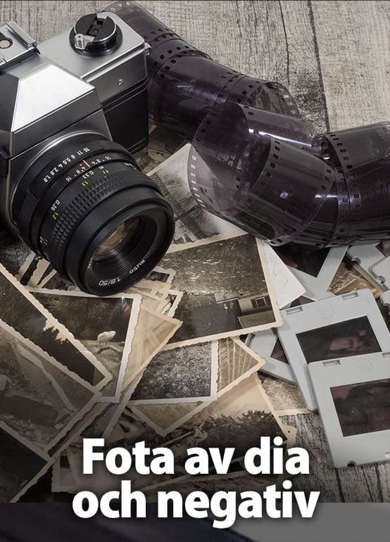Fotografera av dina diabilder - Föreläsning
