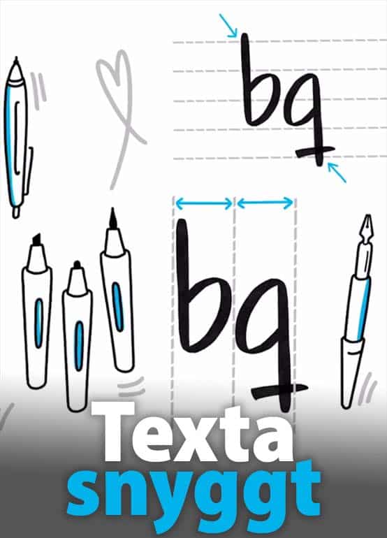 Texta snyggt