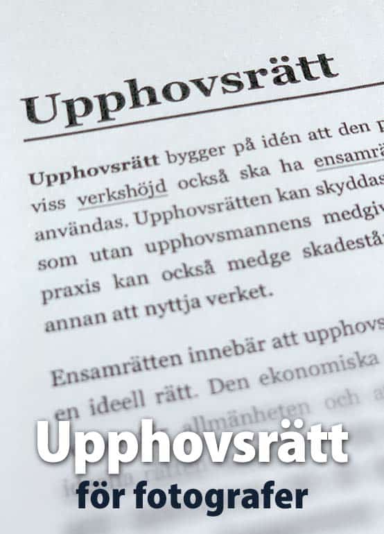 Upphovsrätt kring bilder & fotografi