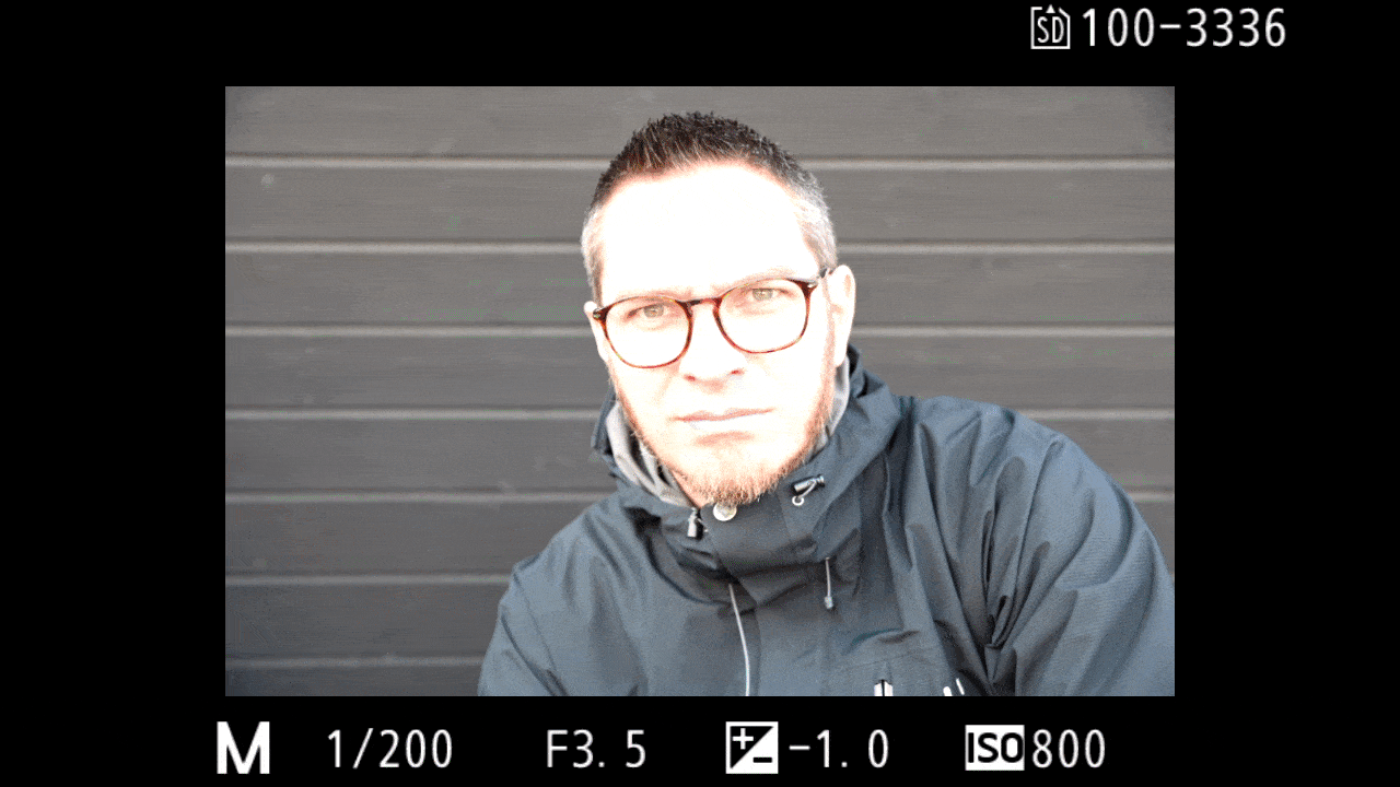 Högdagervarning på systemkameran