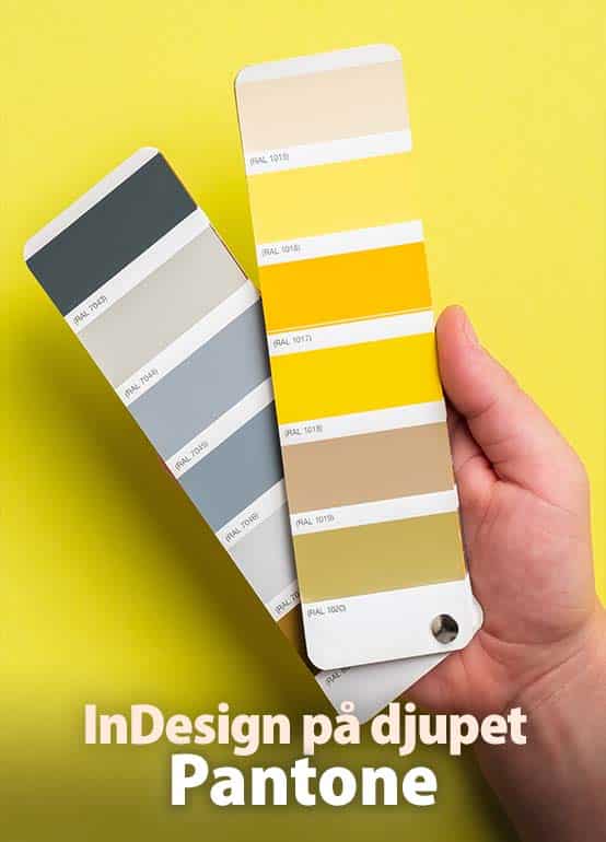 InDesign på djupet – Pantone