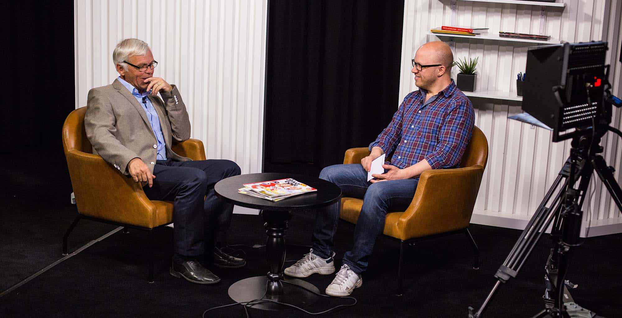 Anders Andersson i Moderskeppets studio