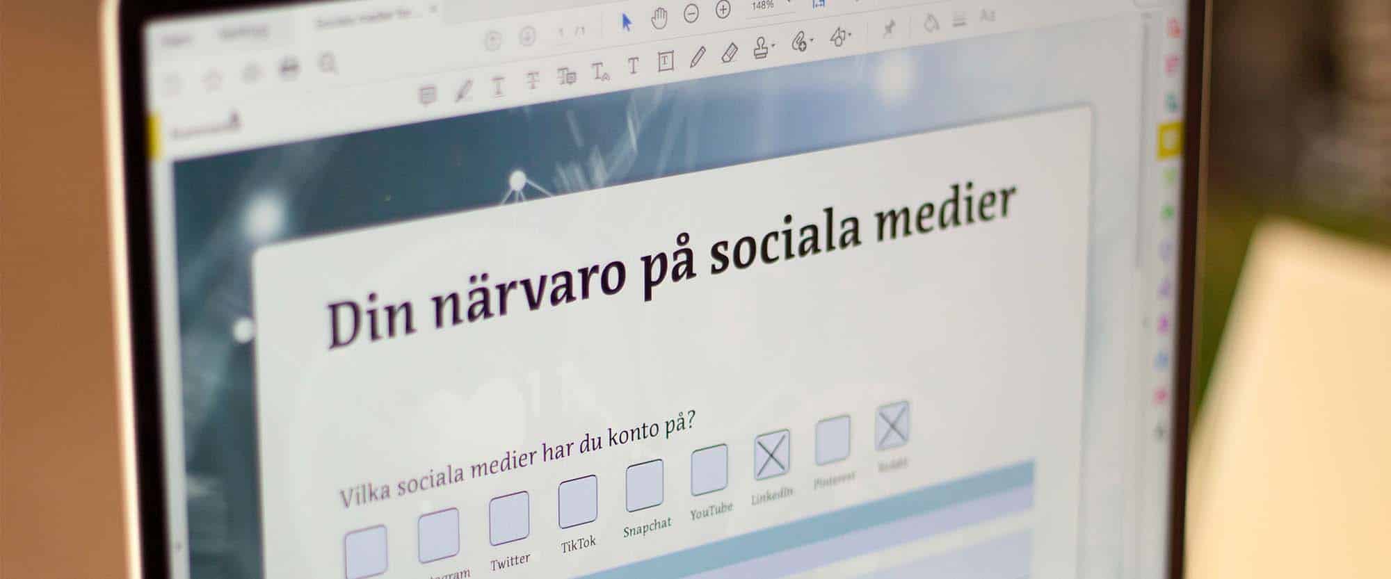 Onlinekurs Skapa formulär med Acrobat Pro