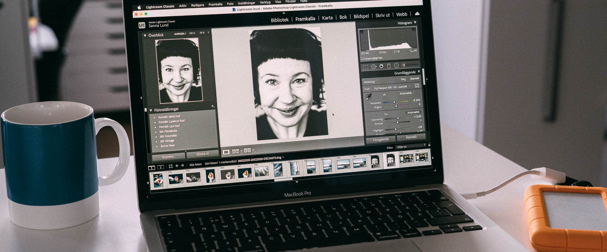Omslagsbild för kursen Grunderna i Lightroom Classic