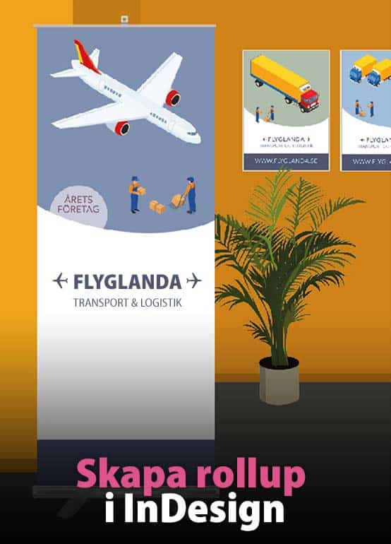 Skapa rollup i InDesign