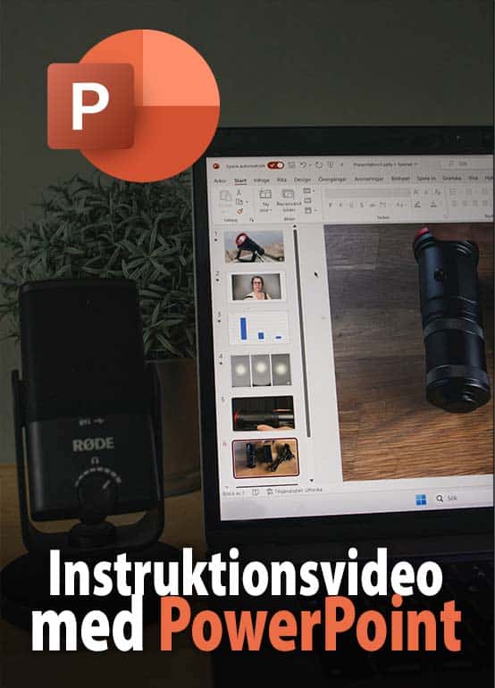Instruktionsvideo med PowerPoint