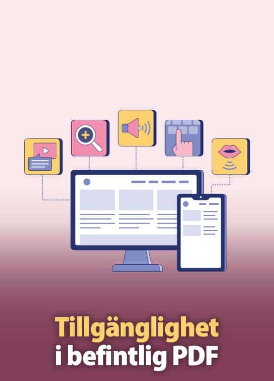 Tillgänglighet i befintlig pdf