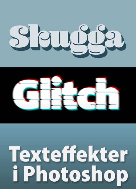 Texteffekter i Photoshop