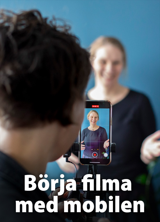 Börja filma med mobilen