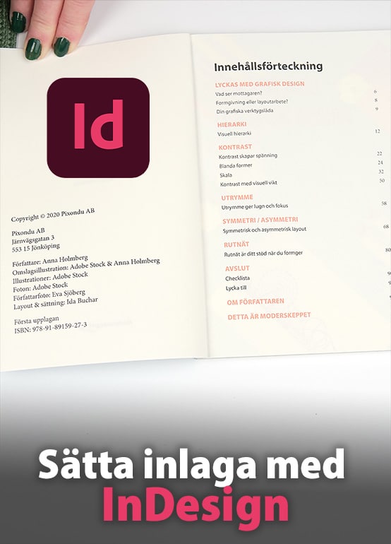 Sätta inlaga med InDesign